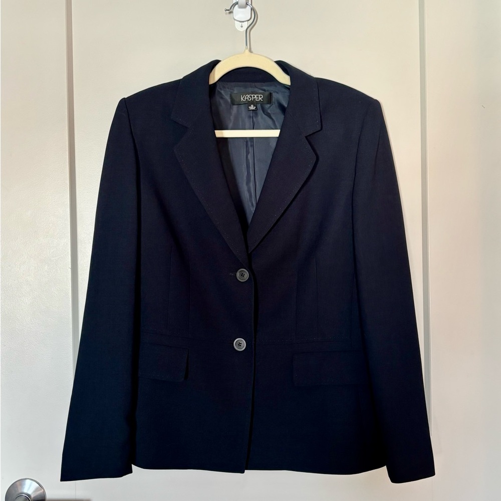 Kasper Women's Navy Blazer Size 10